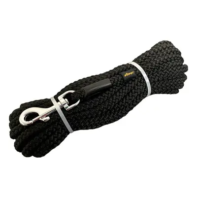 BAFPET Lanové stopovací vodítko - černá - 6mm x 10m