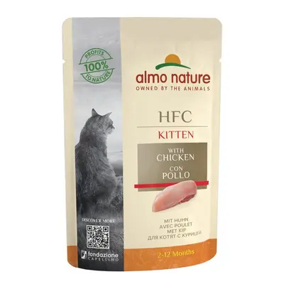 Almo Nature HFC Kitten - s kuřecím 55g