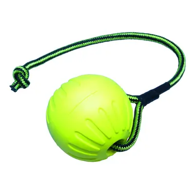 BAFPET Míček FOAM se šňůrkou - Žlutá - Žlutá - 9cm x 53cm 09084