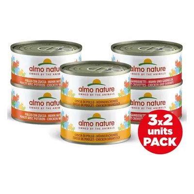 Almo Nature HFC Cats - Multipack s kuřetem 6x70g