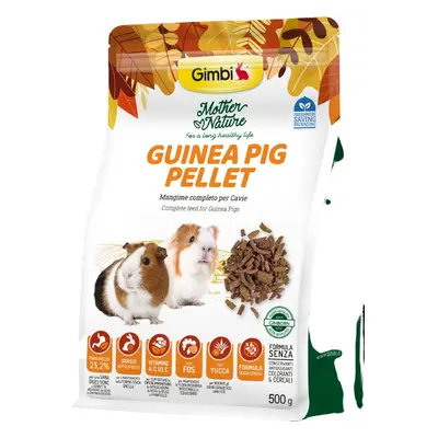 GIMBI MOTHER NATURE morče sušené pelety 500g