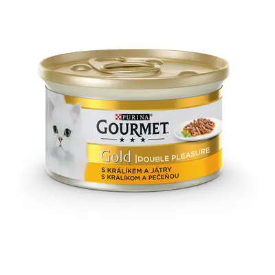 Konzerva Gourmet Gold králík + játra 85 g
