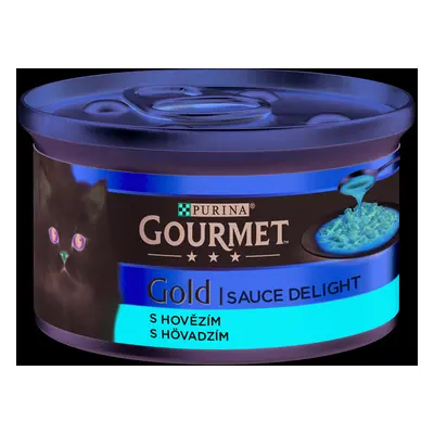 Gourmet Gold Sauce Delight hovězí v omáčce 85 g