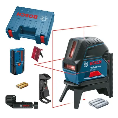 Bosch Professional Křížový liniový laser GCL s přijímačem LR6