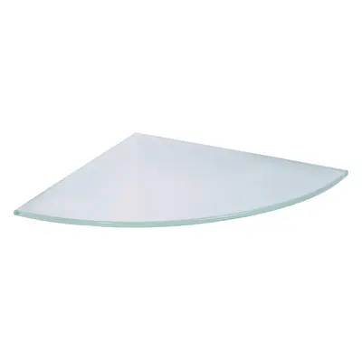 OBI Skleněná police Villar čvrtkruhová satinovaná x x 0,6 cm