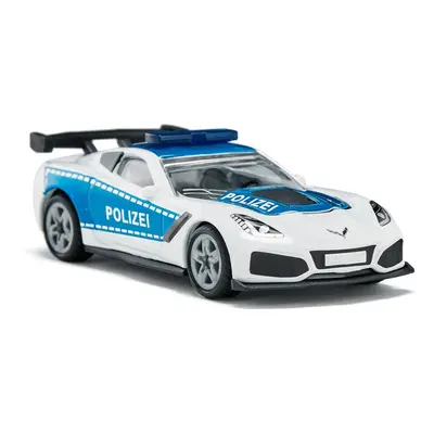 Siku Kovový model Policejní vůz Chevrolet Corvette ZR1 Polizei