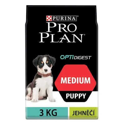 Purina Pro Plan Granule pro psy Puppy Medium Optidigest jehněčí kg