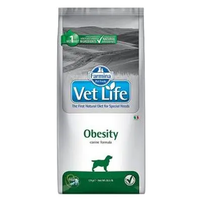 Vet Life Natural (Farmina Pet Foods) Granule pro psy VET LIFE NATURAL, obesity&diabetes, 12 kg