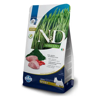 N&D (Farmina Pet Foods) Granule pro psy N&D SPIRULINA, Adult Mini, Lamb & Wolfberry, 2 kg