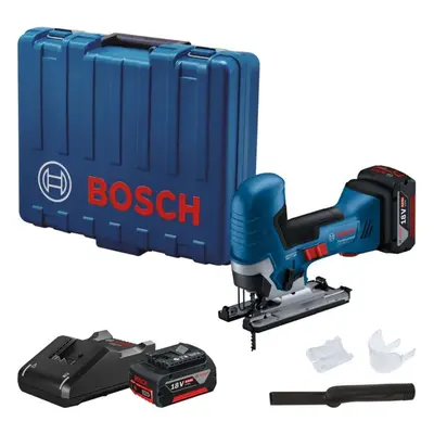 Bosch Nářadí - 18V AKU přímočará pila, 2x aku 4,0 Ah Li-Ion, nabíječka 06015B2022