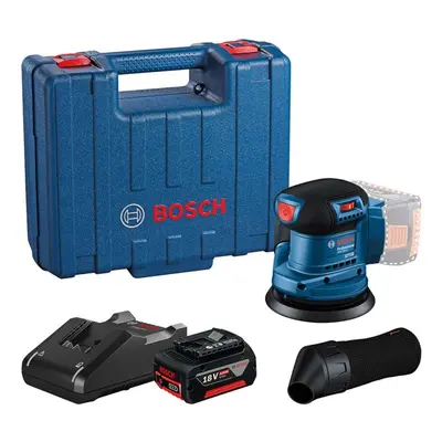 Bosch Nářadí - 18V AKU excentrická bruska mm, 1x aku 4,0 Ah Li-Ion, nabíječka 06013A5021