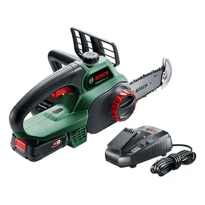 Bosch Zahradní technika - 18V AKU řetězová pila cm, 1x aku 2,5 Ah Li-Ion, nabíječka 06008B8000