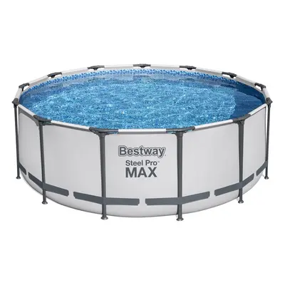 Bestway Nadzemní bazén Steel Pro MAX, šedá, pr. 396 cm, v. 122 cm