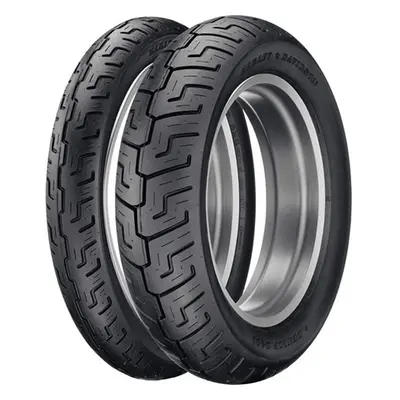 DUNLOP 100/90-19 D401 57H TL PŘEDNÍ WWW BÍLÁ STRANA HARLEY-DAVIDSON DOT 2023 (DUNLOP 100/90-19 D