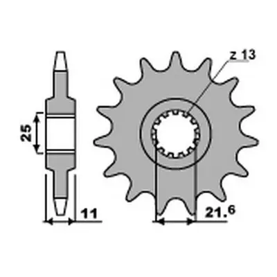 GROSSKOPF prodej řetězové kolo přední 442 16 (JTF584.16)* (44216G) (GROSSKOPF prodej řetězové ko