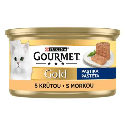 Gourmet Gold konzervy pro kočky krůta paštika