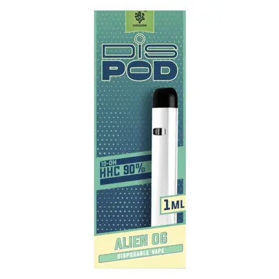 Czech CBD 10-OH-HHC 90% Disposable Vape Pen disPOD 1 ml | Alien OG