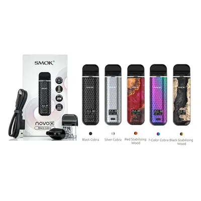 Smok POD Novo X elektronická cigareta 800mAh Barva: Dřevo