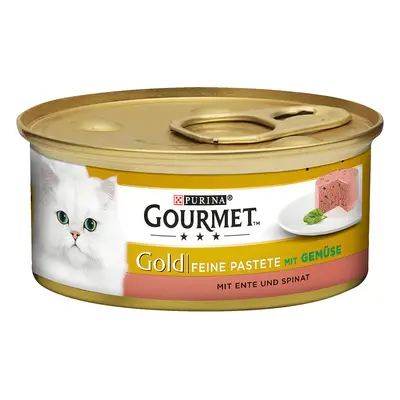 Gourmet Gold jemná paštika 24 x 85 g - kachna & špenát