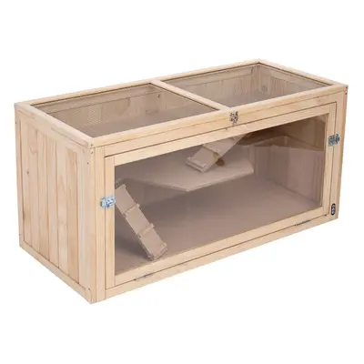 TIAKI klec pro křečky dřevěná XL - D 115 x Š 50 x V 55,3 cm