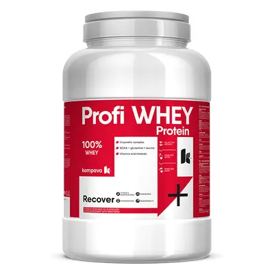 Kompava Profi WHEY Protein 2000 g/66 dávek, raffaelo
