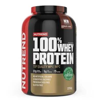Nutrend 100% Whey Protein 2250 g - bílá čokoláda/kokos