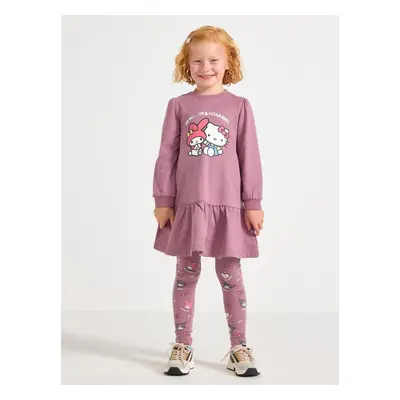 Hello Kitty šaty s česanou vnitřní úpravou