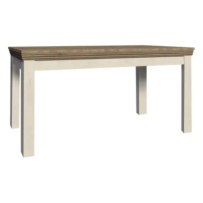 Rozkládací jídelní stůl Royal ST 160 cm Bílá/Dub