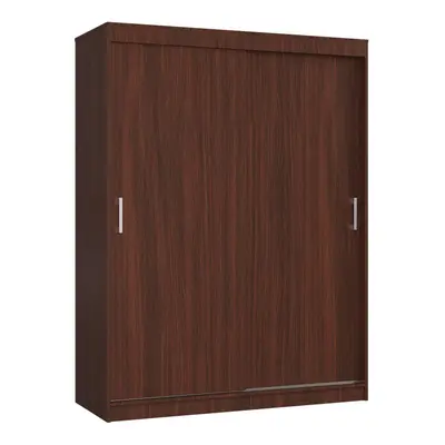 Šatní skříň posuvná 150 cm CLP MONO wenge