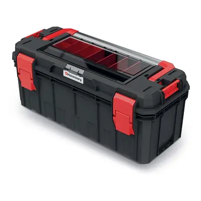 Prosperplast Kufr na nářadí ESE BLOCKED ALU LOG 65x28x28 cm černo-červený