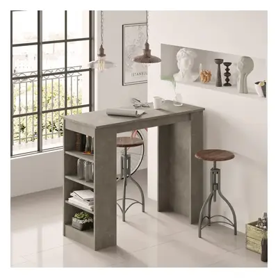 Barový stůl Houseland Masasi retro šedá/beton