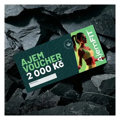 AjemFIT Dárkový poukaz - 2000 Kč (VOUCHER)