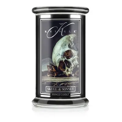 Vonná svíčka Kringle Candle Skull & Sonnet, 624 g