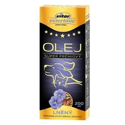 VITAR Veterinae Lněný olej 1000 ml