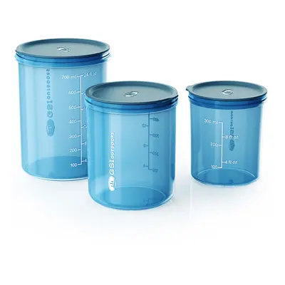 Nádoby pro skladování potravin GSI Infinity Storage Set clear blue