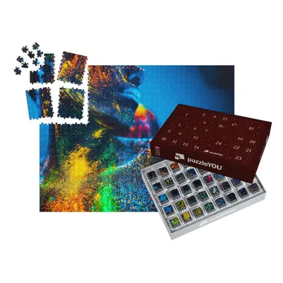 Adventní kalendář „Pár milenců tančí na diskotéce“