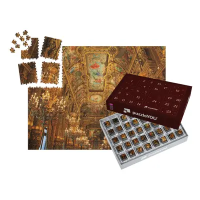 Adventní kalendář „Opera Garnier v Paříži, Francie“