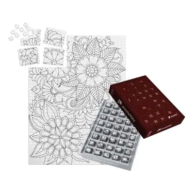 Adventní kalendář „puzzleOMALOVÁNKY: Květiny 7“