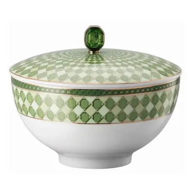 Rosenthal Miska na polévku s pokličkou Swarovski Signum Fern, Ø 15 cm 14204-426349-15381