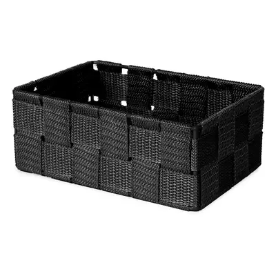 Compactor úložný organizér STAN - M, tkané pásky, kovový rám, 18 x 12 x 7 cm, černý