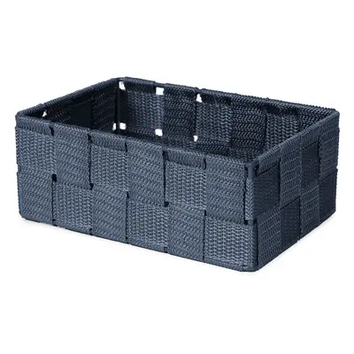 Compactor úložný organizér STAN - M, tkané pásky, kovový rám, 18 x 12 x 7 cm, modrý