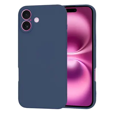 Techsuit SoftFlex kryt na iPhone 16 Plus – tmavě modrý KF2338236
