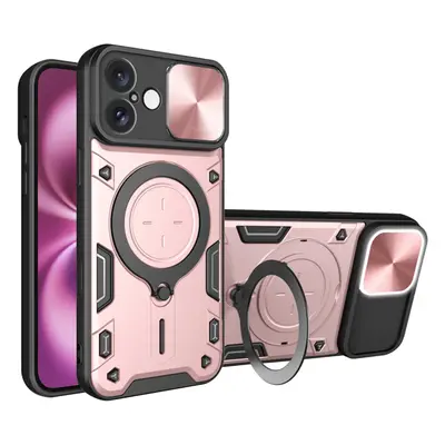 Techsuit CamGuard Pro kryt na iPhone 16 Plus – růžovo-zlatý KF2331573