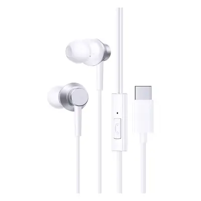 Baseus drátová sluchátka Encok CZ11 (A00164300213-Z1) – USB-C, do uší, bílá (Moon White)