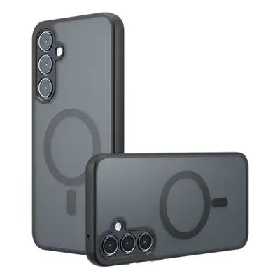 Techsuit – PureFrost MagSafe obal na Samsung Galaxy A55 5G – matný černý