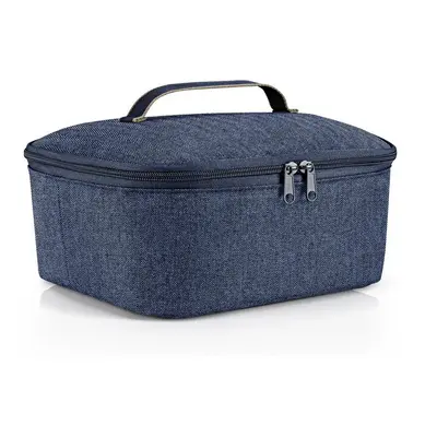 Chladící taška na jídlo Reisenthel Coolerbag M pocket Herringbone dark blue