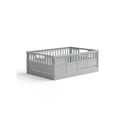 Skládací přepravka maxi Made Crate - misty grey