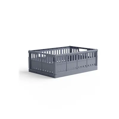 Skládací přepravka maxi Made Crate - blue grey