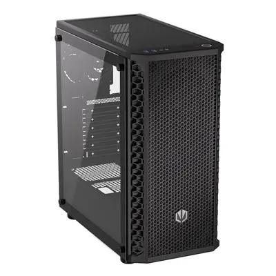 Endorfy skříň Signum 300 Air / 2xUSB 3.0 / 4x120mm fan PWM / mesh panel / tvrzené sklo / černá; EY2A005
