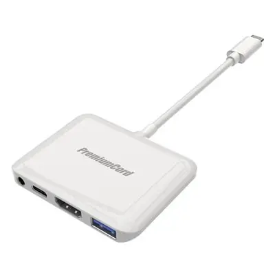 PremiumCord Převodník USB-C na HDMI2.0+USB3.0+Audio+PD (pro iPad Pro); ku31hdmi10